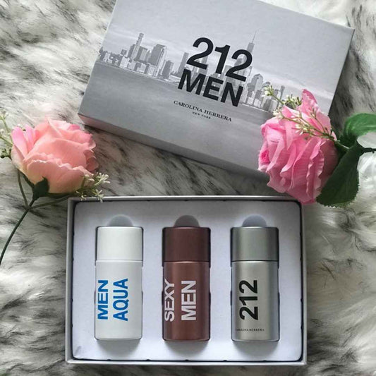 CAROLINA HERRERA 212 men 3×30ML