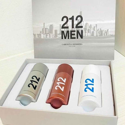 CAROLINA HERRERA 212 men 3×30ML